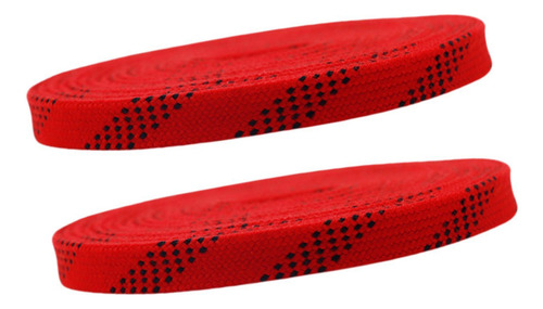 1 Par De Cadarços De Patins De Hóquei No 213 Cm Vermelho