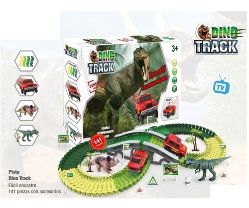 Pista Flexible Dino Track Cars Original Next Point Gd-02a