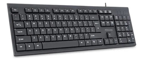 Teclado Usb Philco Estandar Ck101 Español Negro