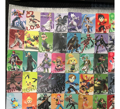 Tarjetas Amiibo Edición Smash Bros (Usado)