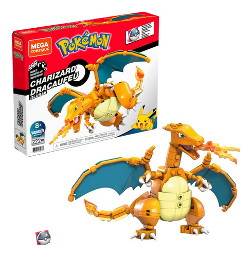 Figura Mega Construx Pokémon Charizard  Original