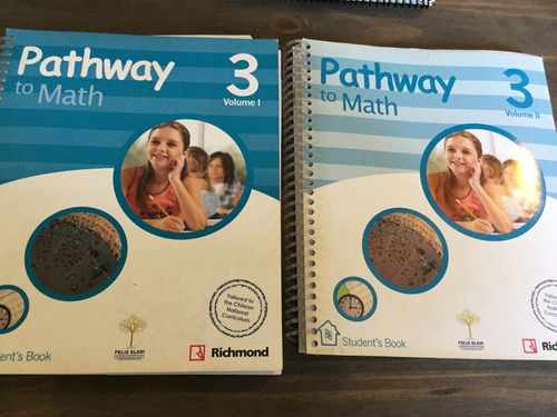 2 Libros Pathway To Math 3 - Volume I Y Ii - Santillana