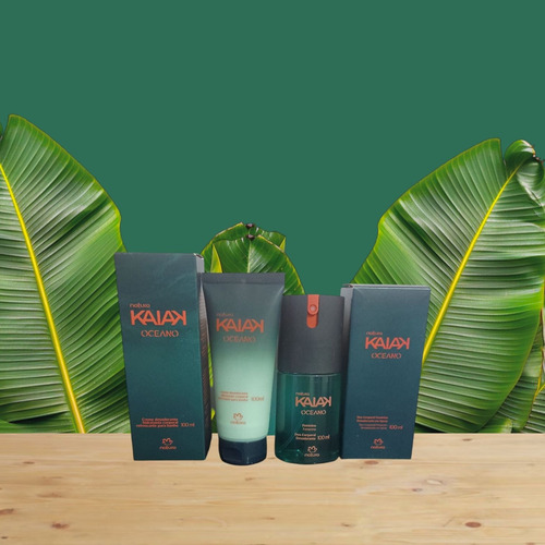 Natura Kit Deo Corporal+crema Des Hid Kaiak Océano Femenino