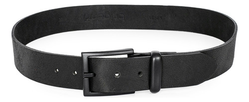 Cinturon Hombre Cuero Cinto Clasico Ancho Liso Moda Briganti Negro 100