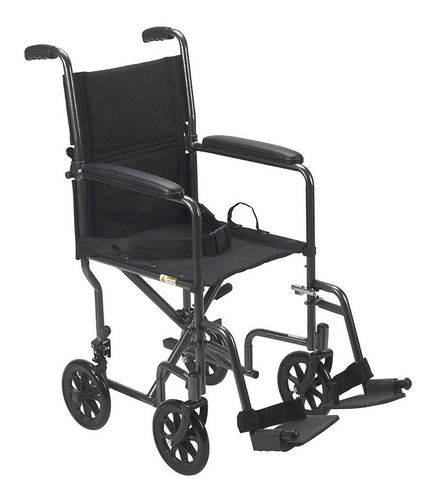 Silla De Ruedas Traslado Ligera Compacta Gris Medical Store