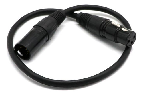5 Pines Macho A Hembra Xlr Conector Cable Adaptador