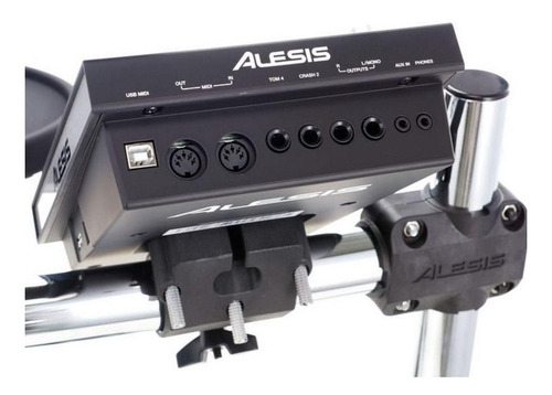 Bateria Eletrônica Alesis Forge Kit Com Pads Dual Zone, Módu