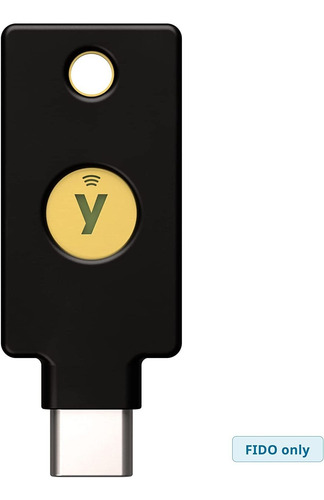 Clave De Seguridad C Nfc De Yubico - Negro - Fido U2f Y Fido