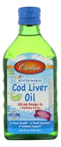 Comprar Carlson Labs Kids Aceite De Bacalao Omega 3 550mg 250ml Sabor Bubble Gom