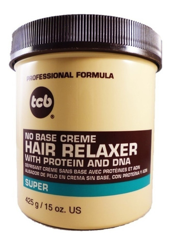 Hair Relaxer Tcb Super Crema Alisador 425 - g a $94