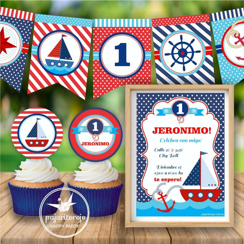 Kit Imprimible Nautico !
