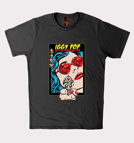 Remera Estampada Varios Diseños Iggy Pop Rock