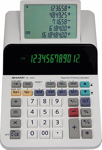 Calculadora Sharp El-1501 - Branco Con Tela