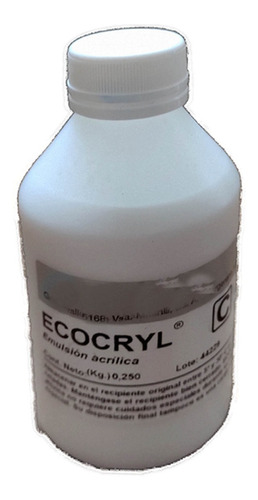 Laca Acrílica Para Resina Ecocryl Brillo Protege De Uv 250g