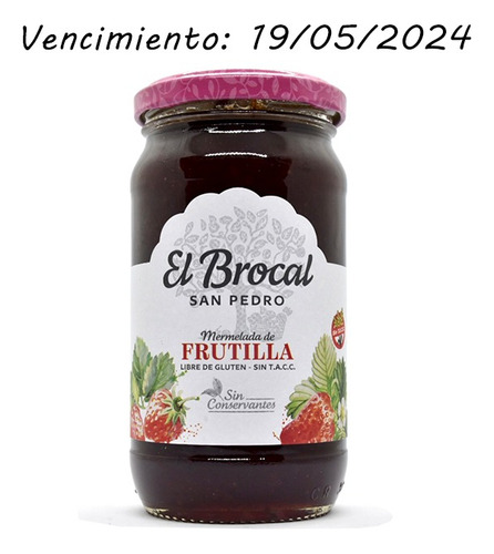 Mermelada De Frutilla El Brocal X 420grs - Villa Urquiza