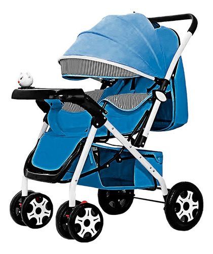 Carriola De Bebé Plegable Azul 2 S3*