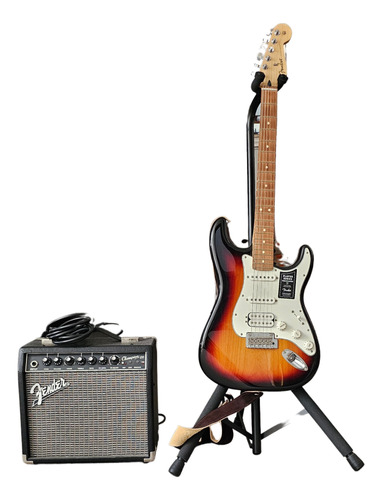 Fender Stratocaster + Estuche Atril Y Amplificador
