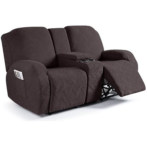 Fundas Elásticas Para Sillón Reclinable Con Consola, 4 Pieza