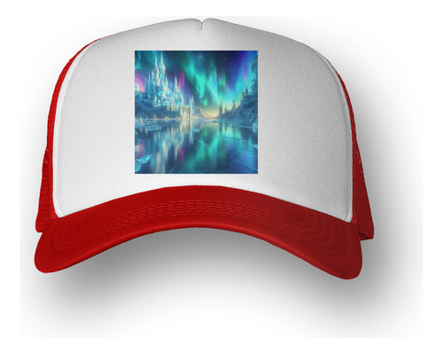 Gorra  Castillos De Cristal Aurora Boreal Hielo