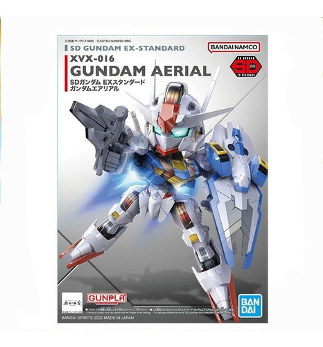 Kit de modelo Sd Gundam Aerial EX Standard Robot Bandai
