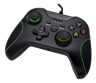 Control Alambrico Negro Compatible Con Xbox One / Pc