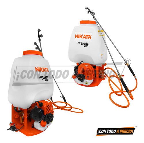 Fumigadora 2 Tiempos Nikata Fm-26cc Doble Varilla 25 Litros