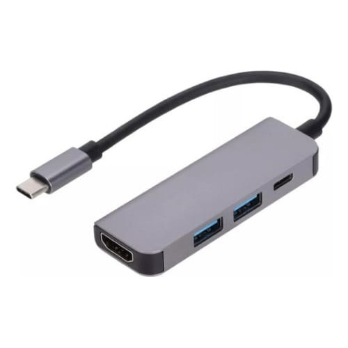 Adaptador Hub 4 En 1 Tipo C To Hdtv 4k Usb3.0 Usb2.0 Tipo-c