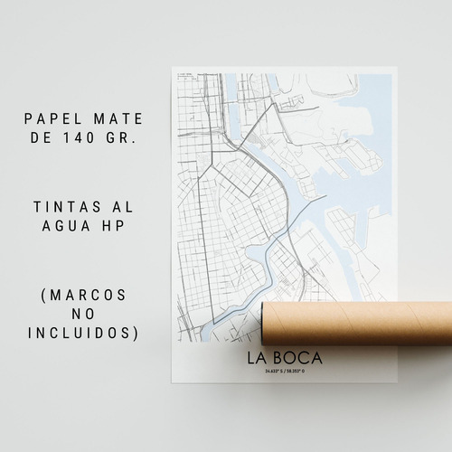 Mapa Barrio La Boca