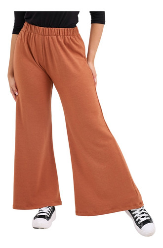 Pantalon Oxford De Rústico Con Cintura Elastizada