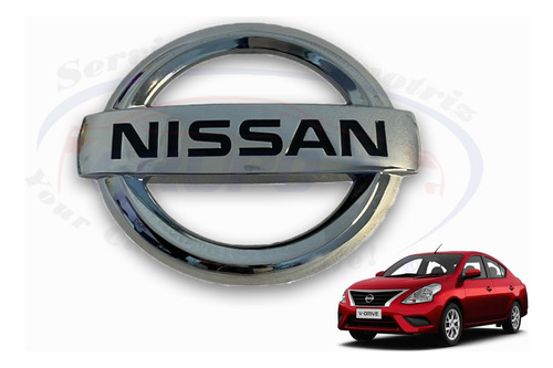 Emblema Parrilla Versa V- Drive 2019 2020 2021 2022 Nuevo