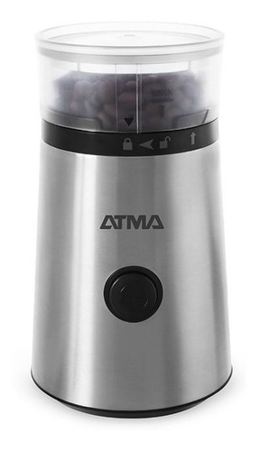 Imagen 3 de 4 de Molinillo De Cafe Eléctrico Atma Mc8141n Acero Inox 150w