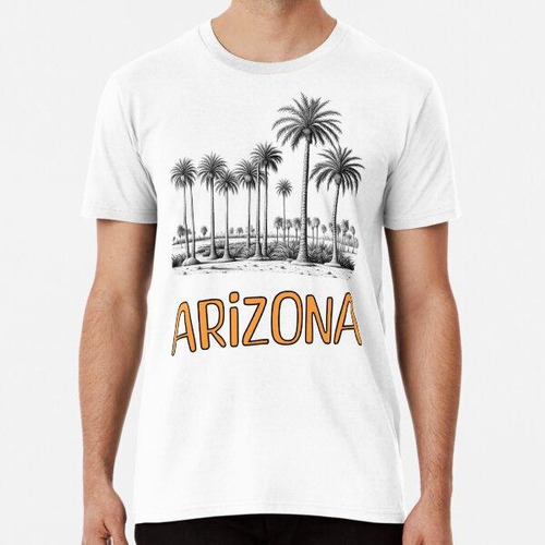 Remera Palmeras Datileras De Arizona Algodon Premium