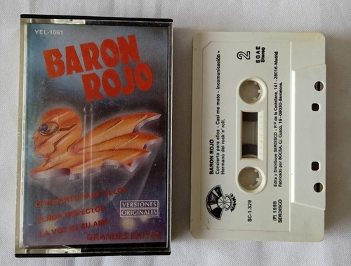 Baron Rojo Cassette Origen España 1988
