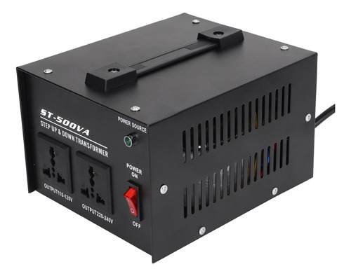 Transformador Convertidor De Tensión De 220 V A 110 V, 500 W