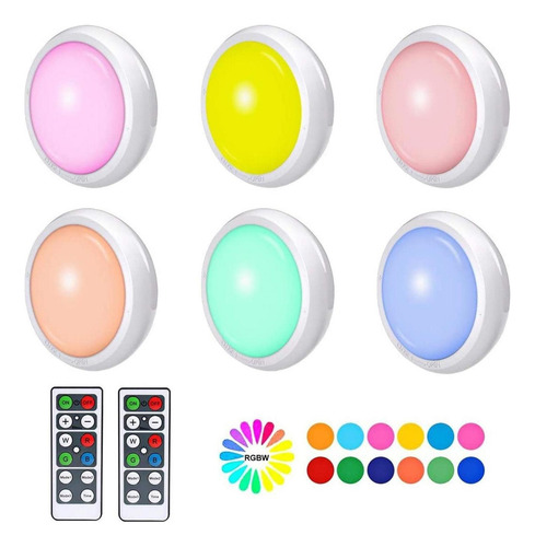 Luz De Disco Inalámbrica Luz De Noche Led Control Remoto