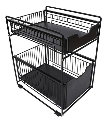 Imagen 6 de 8 de Canasto Organizador Para Cocina Acero Inoxidable