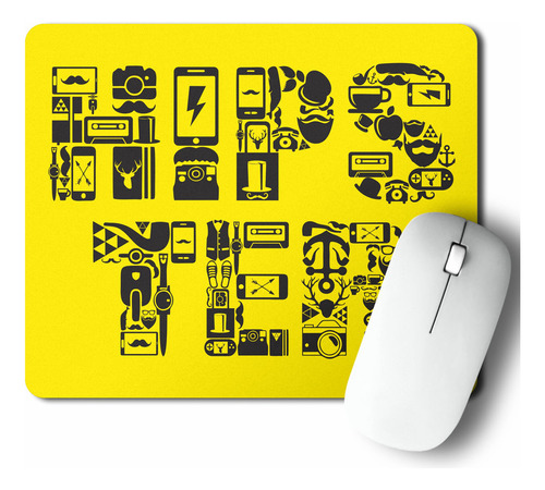 Mouse Pad Hipster (d1258 Boleto.store)