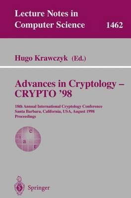 Libro Advances In Cryptology - Crypto '98 : 18th Annual I...