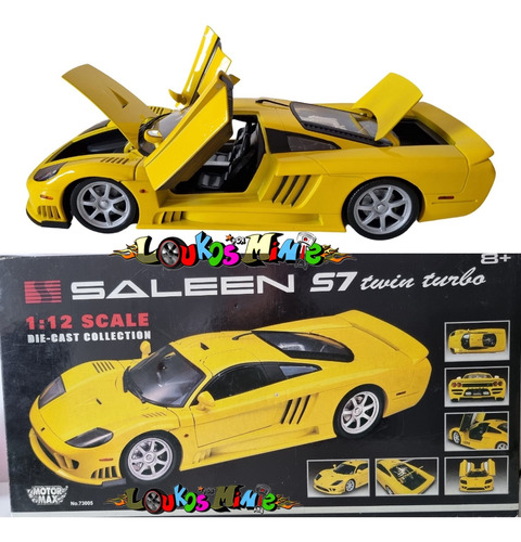 Motomax Saleen S7 Twin Turbo Original Escala 1:12