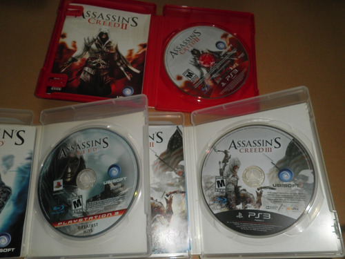 Assassins Creed 1,2 Y 3 Ps3 (Usado)
