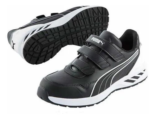 Puma black velcro shoes hotsell