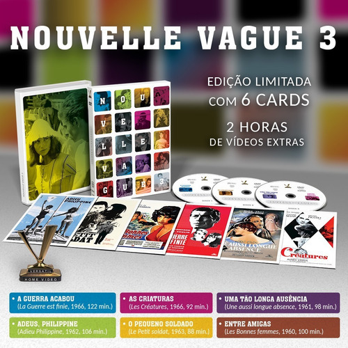 Nouvelle Vague Vol 3 - 6 Filmes 6 Cards - L A C R A D O