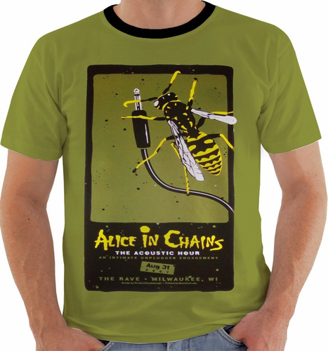 Camiseta Alice In Chains Concert Poster Live Milwaukee M189