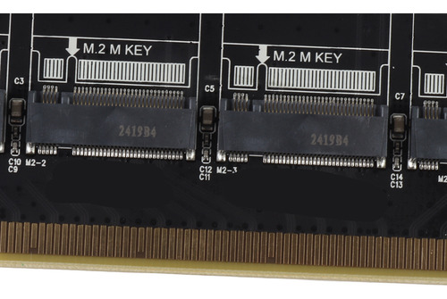Tarjeta De Adaptador 4 Puerto M.2 Nvme Ssd A Pcie X16 M Key