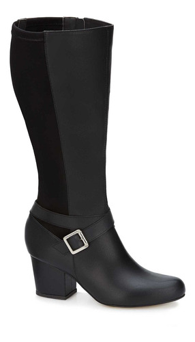 Bota De Piel Dama Negro Andrea 2691749