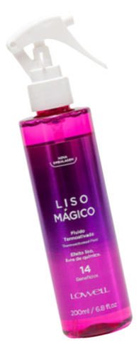 Kit Liso Mágico 2 Unidades Fluido Termoativado 200ml Lowell