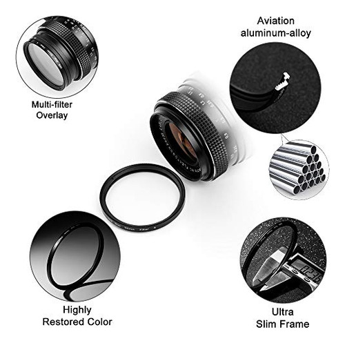 Sedremm Compatible Con Filtro Star De 82 Mm, 3 Piezas Starbu