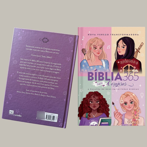 Bíblia 365 Para Corajosas Capa Dura: Leitura Integral Da Bíblia Em Um Ano Com Passagens Diárias Inspiradoras