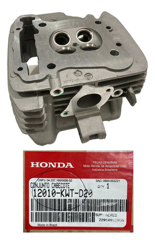 Cabeçote Original Honda Cb 300 2012 Ed. Flex Vela Fina Longa