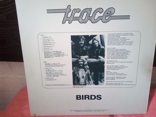 Trace Birds Vinilo Rick Van Der Linden (Usado)